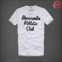 heren abercrombie korte tees athletic club wit Overhemd Ebay zw3js854